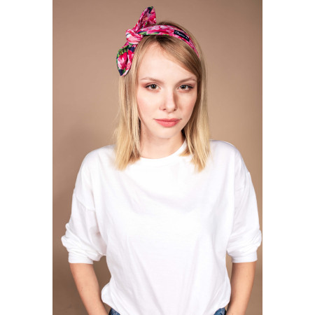 Opaska damska pin up Peonie