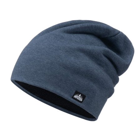 Komplet męski na zimę czapka + komin Jeansowy