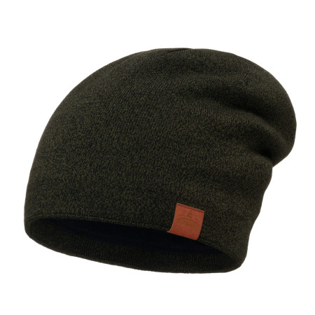 Czapka męska zimowa na polarze Khaki