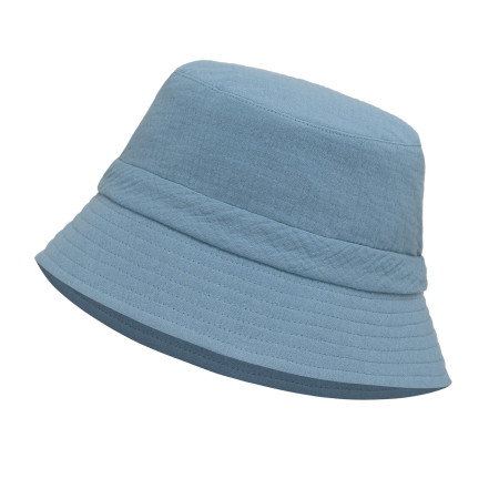 Kapelusz damski muślinowy bucket hat Jeansowy