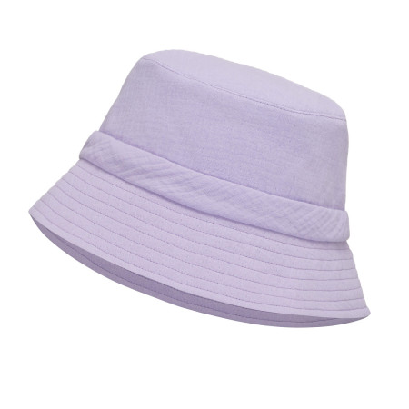 Kapelusz damski muślinowy bucket hat Wrzosowy