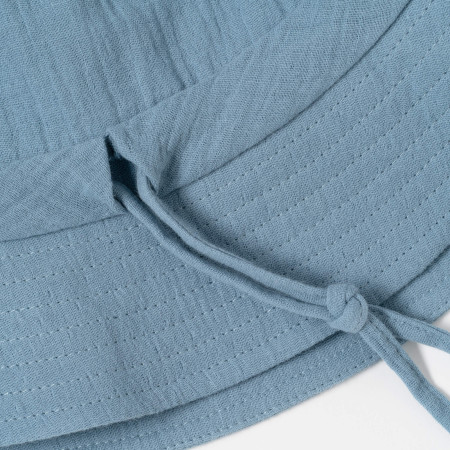 Kapelusz męski muślinowy bucket hat Jeansowy