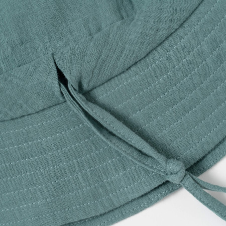 Kapelusz męski muślinowy bucket hat Leśny