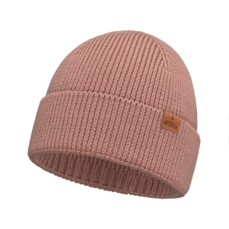 Czapka wełniana Merino męska Nude