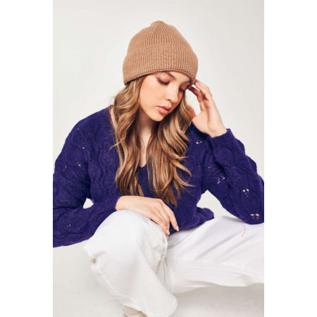 Zestaw prezentowy czapka Merino Camel